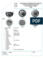 Mikropaleontologi Jurusan Teknik Geologi UNJA
