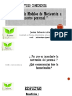 4. Análisis de Modelos para Motivación a nuestro Personal