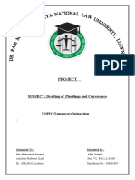 Project: SUBJЕCT: Drafting of Pleadings and Conveyance