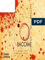 Euripides Bacchae - A Dual Language Edition