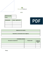 Formato de Acta de Socializacion Descripcion y Alcance SGSST A Gerencia