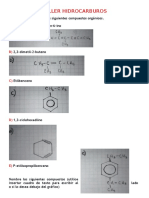 Taller sobre estructuras de hidrocarburos