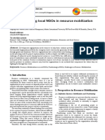 Challenges Facing Local NGOs in Resource Mobilization PDF