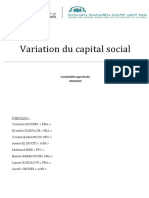 variation de capital