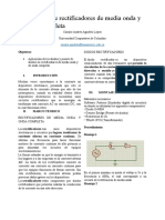 Rectificadores de media onda y onda completa