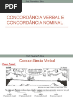 CONCORDANCIA NOMINAL E VERBAL