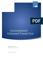 Unconsolidated Undrained Triaxial Test: Aruna Ukwatta