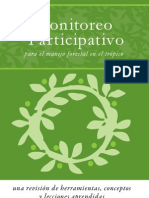 Monitoreo Participativo para El Manejo Forestal en El Tropico - Una Revision de Herramientas Conceptos y Lecciones