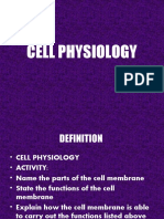 CELL PHYSIOLOGY