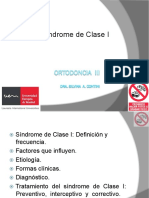 Sindrome Clase I Ortodoncia Tema 1