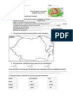 Test Geografie Sem I