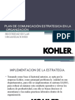 Plan de Comunicación Estrategica en La Organización