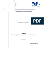 Propiedades Geométricas de Las Secciones de Los Perfiles Comerciales