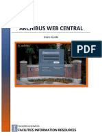 Archibus Web Central: Facilities Information Resources