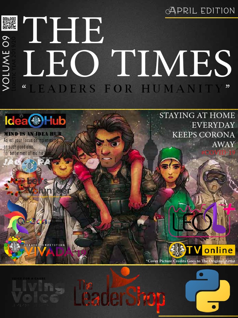 THE LEO TIMES - Vol 01 Issue 09 | PDF | Blog | Leadership, image size:768x1024