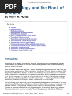 Archaeology and The Book of Mormon by Milton R Hunter 7