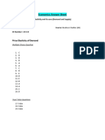 Economics Answer Sheet - Malcolm Tumana