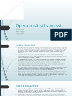 Opera Rusă Și Franceză