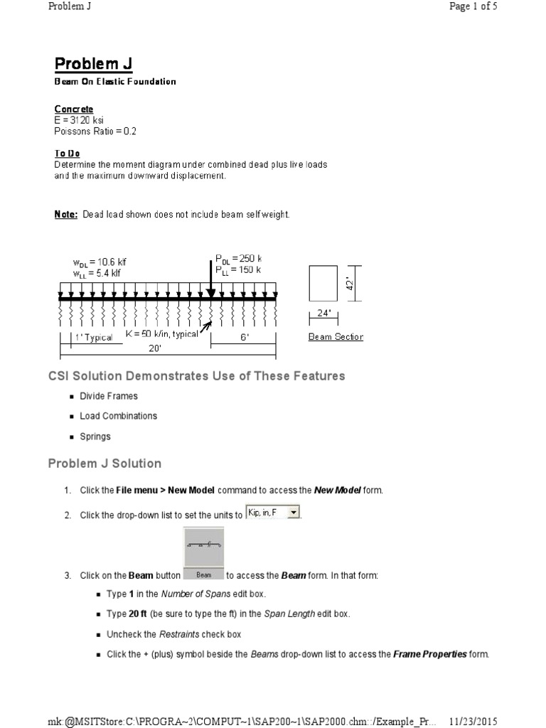JBeam Software: Beam Model Setup Guide | PDF | Button (Computing ...