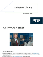 Washington Library: - Ar - Thomas H Beeby