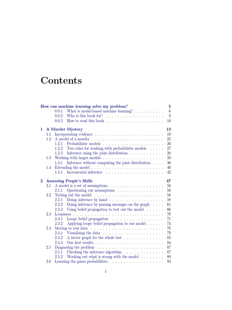 MBMLbook PDF | PDF | Probability Distribution | Machine Learning