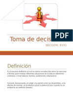 Toma de Decisiones. Diapositiva