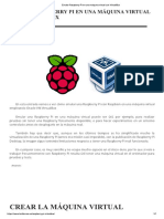 Emular Raspberry Pi en Una Máquina Virtual Con VirtualBox