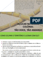 Economia Colonial Açucar 2019 - 8ºano