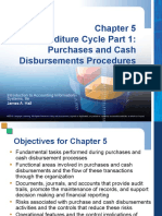 The Expenditure Cycle Part 1: Purchases and Cash Disbursements Procedures