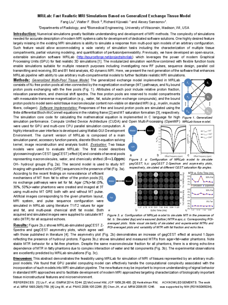 MRI Simulation for Researchers | PDF | Magnetic Resonance Imaging ...