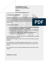 Próspero Palazzo y El Documento de Trabajo Por La Pandemia Del Coronavirus