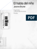Jerome S. Bruner - El Habla Del Nino OCR PDF