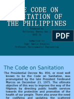 Overview of PD 856 Sanitation Code | PDF | Sewage | Sanitation