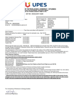 Upes Fee Invoice PDF