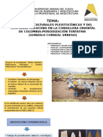 Evidencias culturales pleistocénicas y del temprano Holoceno en la Cordillera Oriental de Colombia