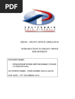 Front Office Services Ncii: Role-playing/Demonstration | PDF