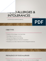 Food Allergies Intolerances