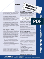Hart Transmitter Calibration PDF