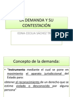 La Demanda y Su Contestación