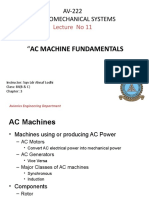 "Ac Machine Fundamentals: AV-222 Electromechanical Systems