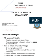 "Induced Voltage In: AV-222 Electromechanical Systems