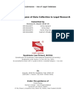 Tools and Techniques of Data Collection in Legal Research
