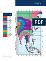 Asia/Pacific July: Colour Zone KWH/M Day H G F
