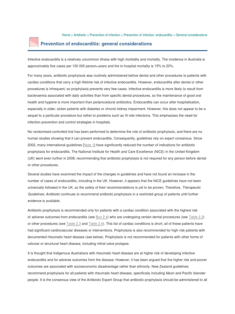 2015 Antibiotic Prophylaxis Dental PDF Periodontology Preventive