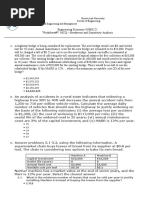 Worksheet#6-MCQ-2018 Engineering economy