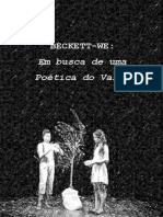 Beckett we em-busca de uma poética do vazio