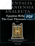 Egyptian Religion The Last Thousand Years - Studies Dedicated To The Memory of Jan Quaegebeur-Peeters Publishers (1998) PDF