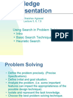 Using Search in Problem Solving - Intro - Basic Search Techniques - Heuristic Search