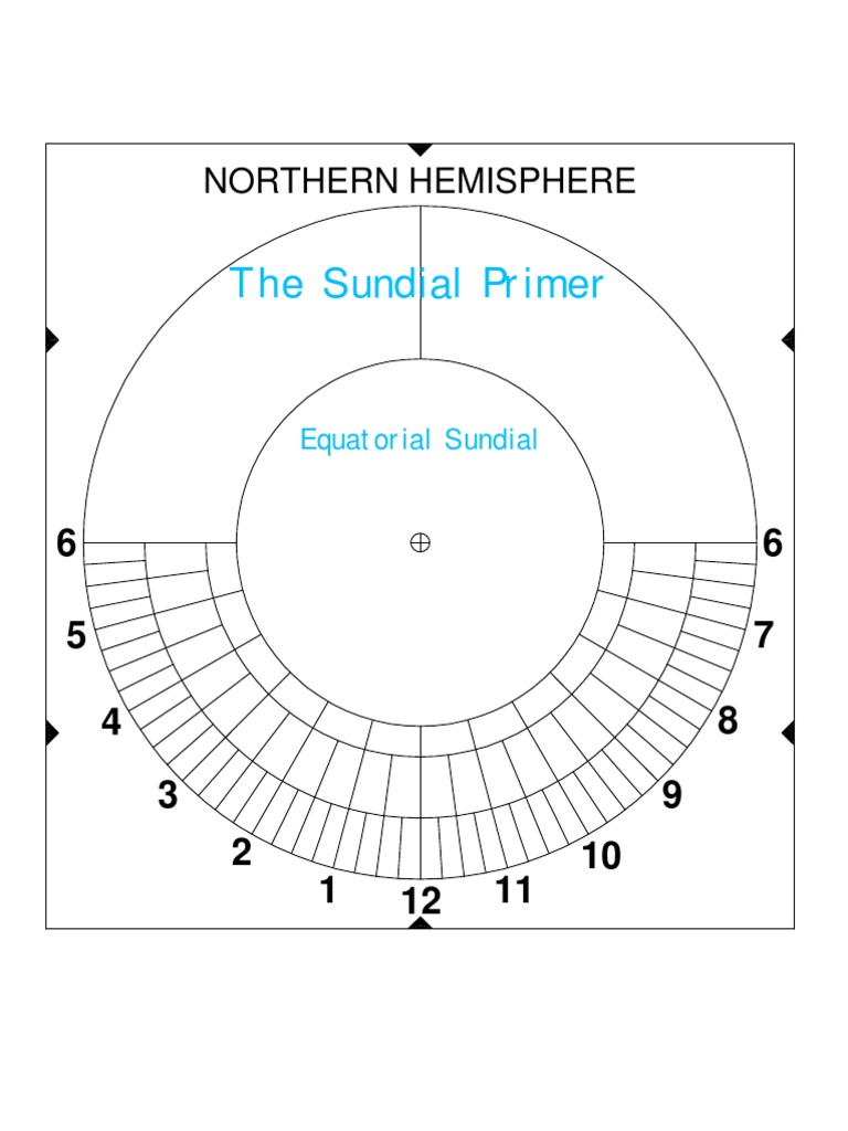 Equatorial Sundial Kit Nature