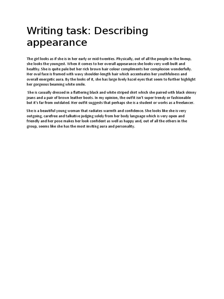 Writing Task | PDF